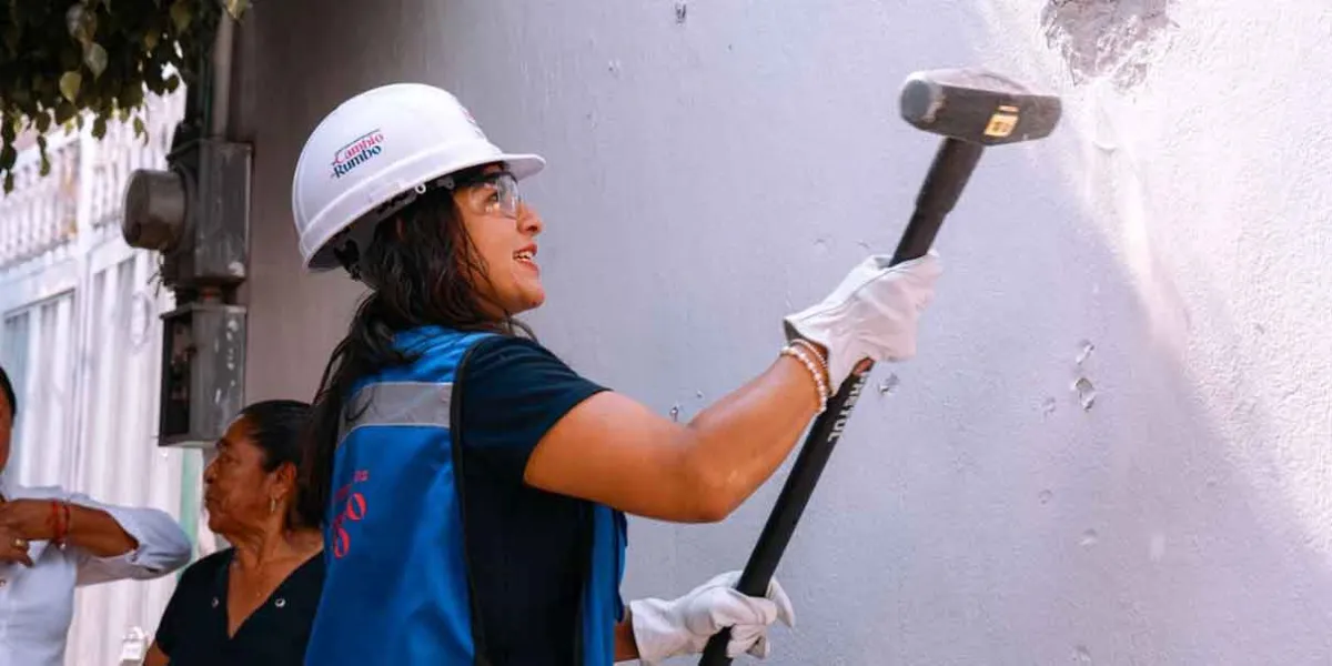 Lupita Cuautle arranca rehabilitación de inspectoría en Lázaro Cárdenas