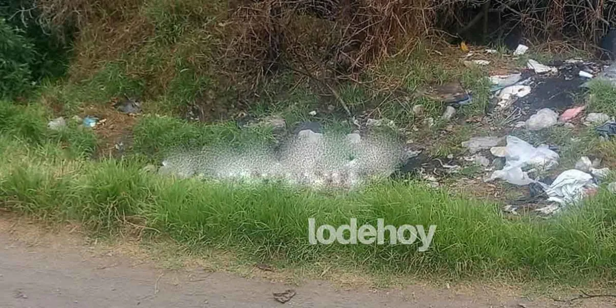 Hallan cadáver envuelto en cobijas entre Texmelucan y El Verde