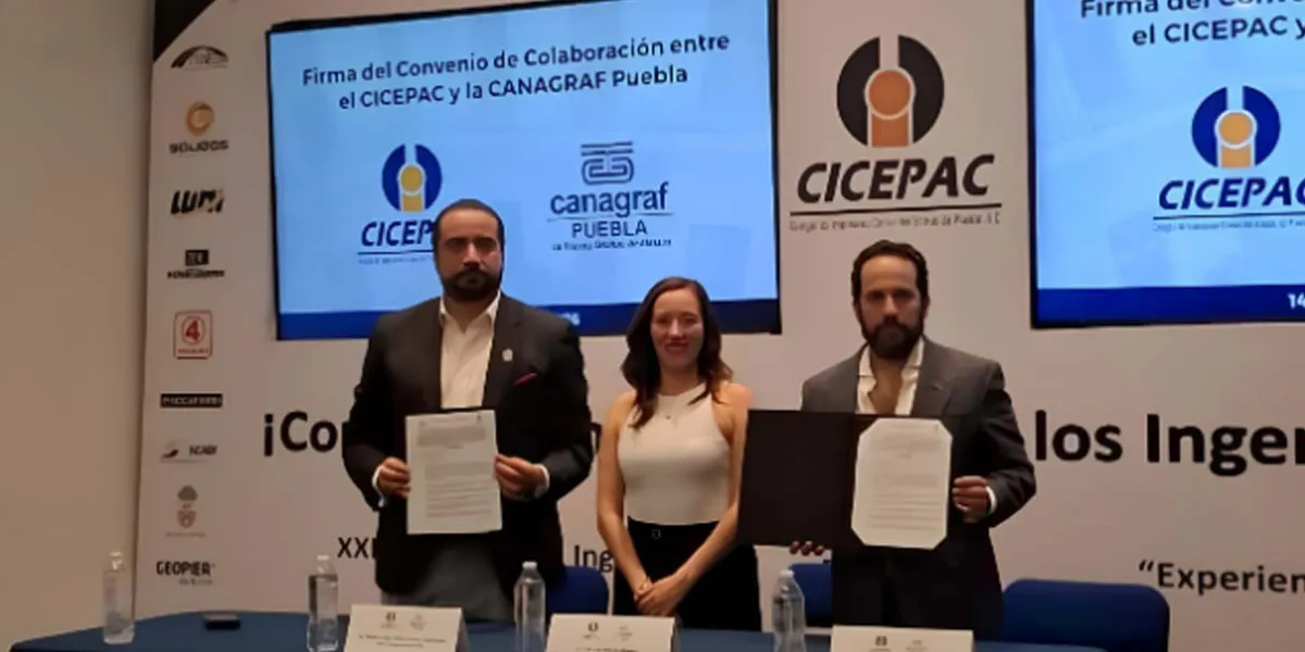 Ingenieros civiles de Puebla firman convenios para capacitación y desarrollo profesional