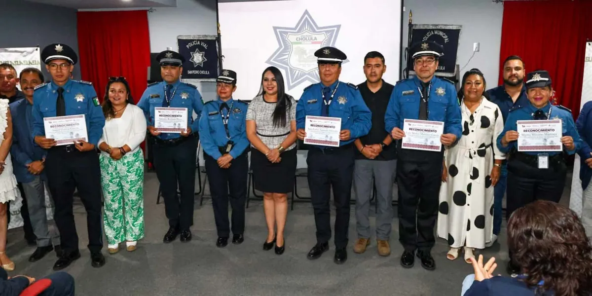 San Pedro Cholula refuerza seguridad turística con curso de Policía de Proximidad