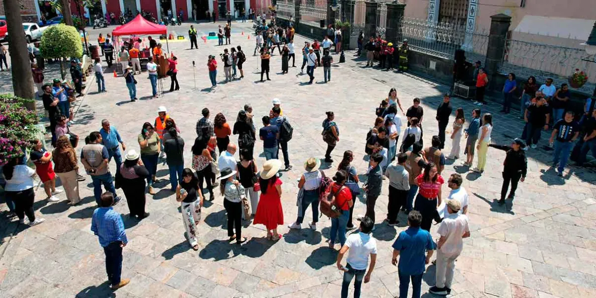 Atlixco se suma al Simulacro Nacional y refuerza cultura de prevención