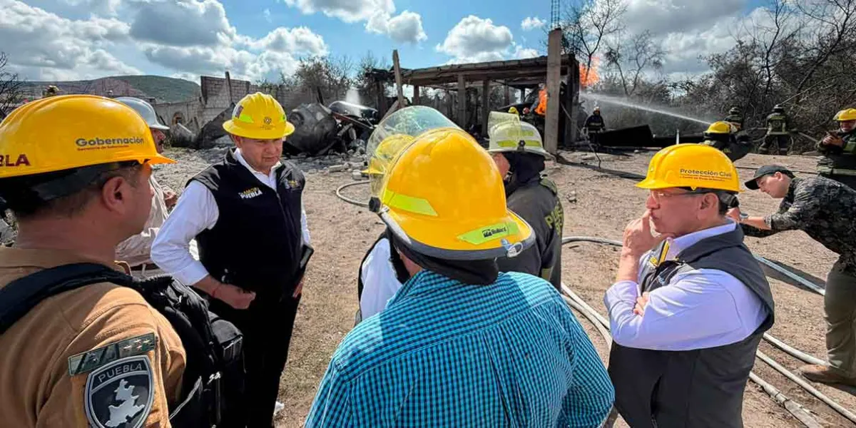 Explosión de gas LP en Tepeaca no deja víctimas; destacan rápida respuesta de autoridades