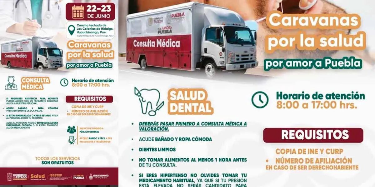 Este 22 y 23 de junio gran Caravana por la Salud en Huauchinango