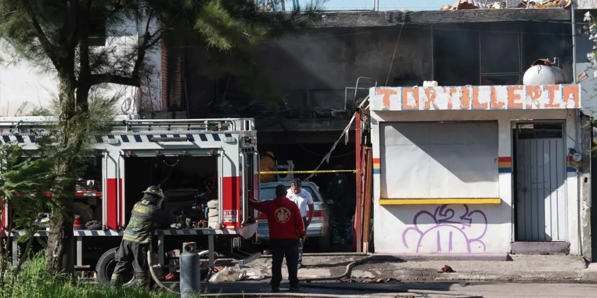 Murió quemado un abue atrapado durante un incendio en Amalucan