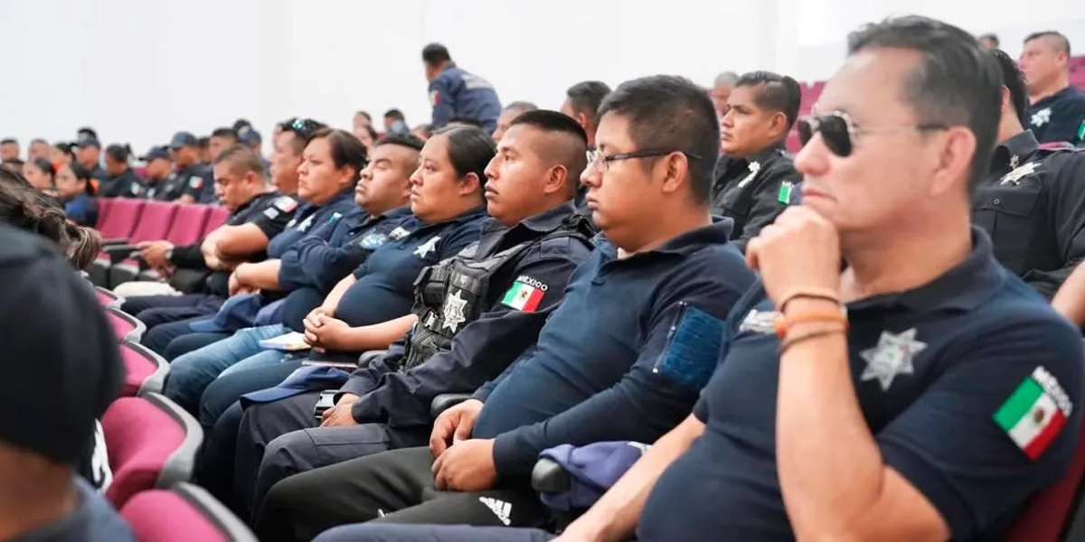 Capacitación policial contra la trata de personas en Huauchinango