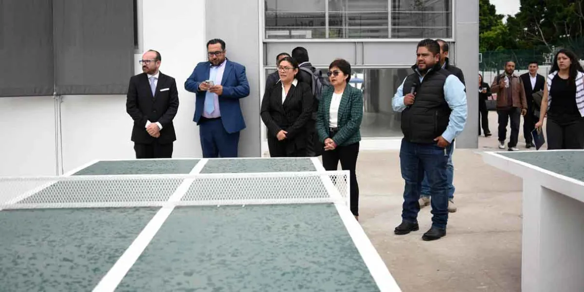 Recorre  Lilia Cedillo nueva sede de la preparatoria Emiliano Zapata