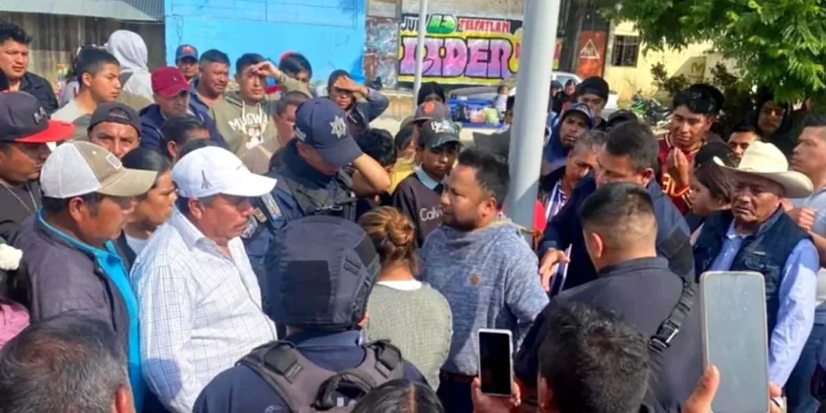 Rescatan a presunto ladrón de intento de linchamiento en Vicente Guerrero