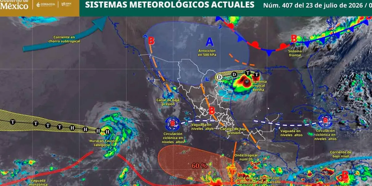 Autoridades mantienen protocolos por lluvias en México; llaman a evitar zonas de riesgo