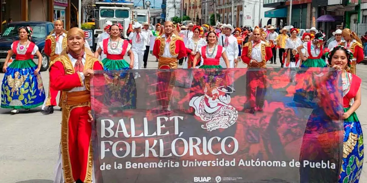 Destaca Ballet Folklórico BUAP en Muestra de Danza Orgullo Halcón