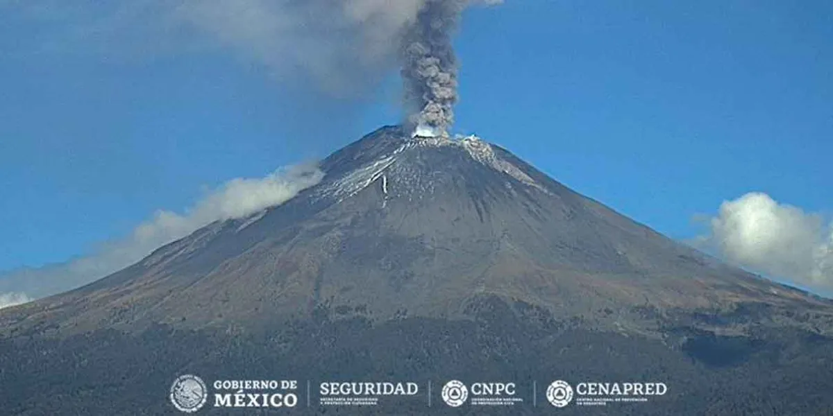 Popocatépetl mantiene emisión de ceniza: alertan por posible caída en CDMX y estas son las recomendaciones