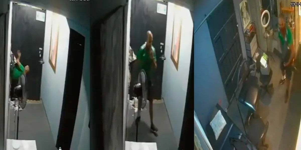 RATA abrió un boquete con un mazo para robar en local de tatuajes 