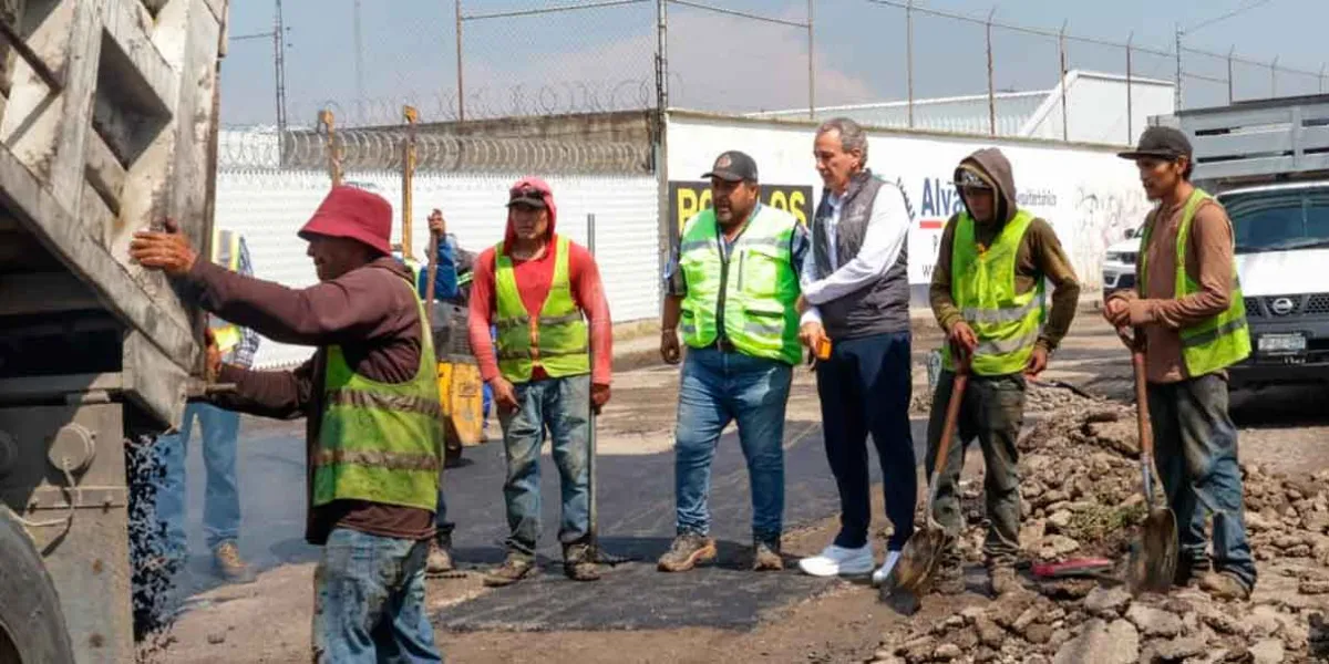 Con resultados, Gobierno de Pepe Chedraui avanza con la Campaña Capitalina Bacheando Puebla
