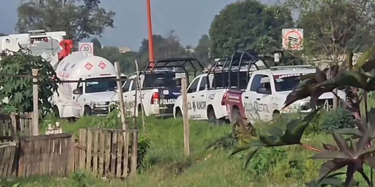 Cayó huachicolero con 7 pipas cargadas con gas LP en El Verde