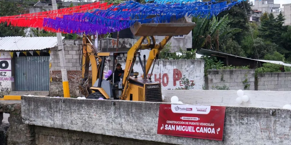 Arranca Gobierno de Pepe Chedraui construcción del Puente Vehicular de San Miguel Canoa