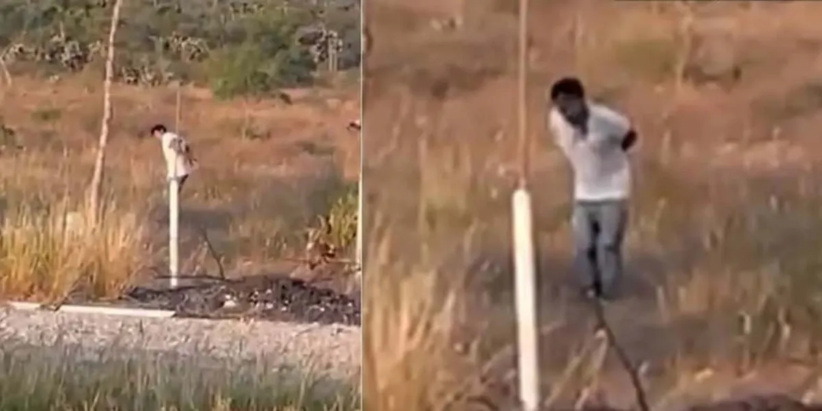 Roban tráiler en la Cuacnopalan-Oaxaca y dejan al chofer amarrado a un poste