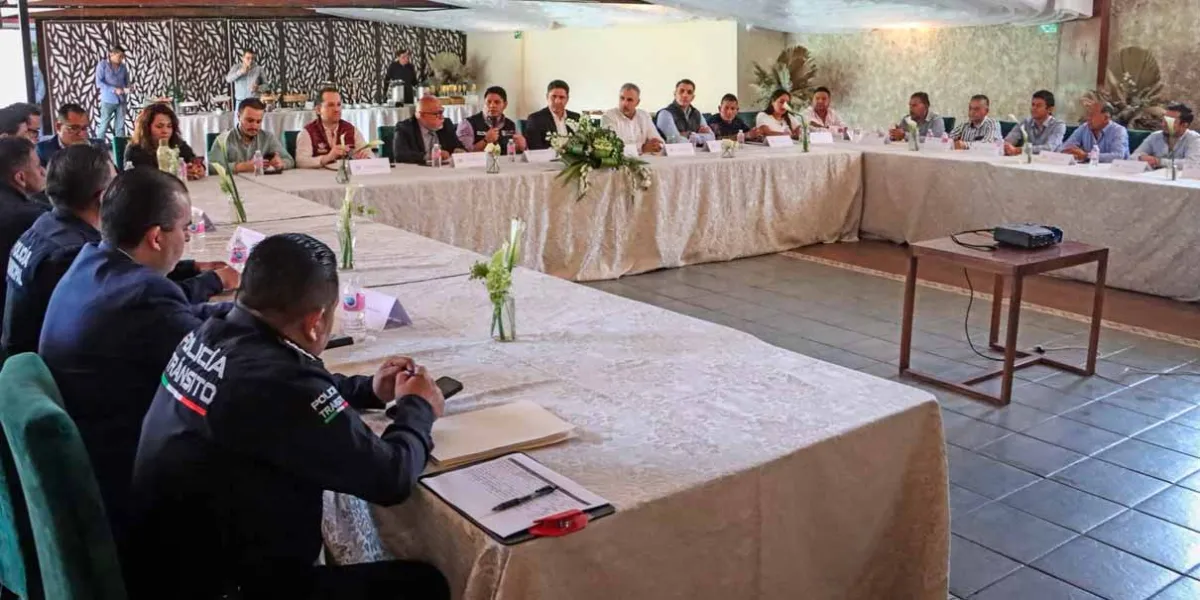 Fortalecen Cuautlancingo, Puebla, Coronango y San Pedro Cholula coordinación en seguridad 