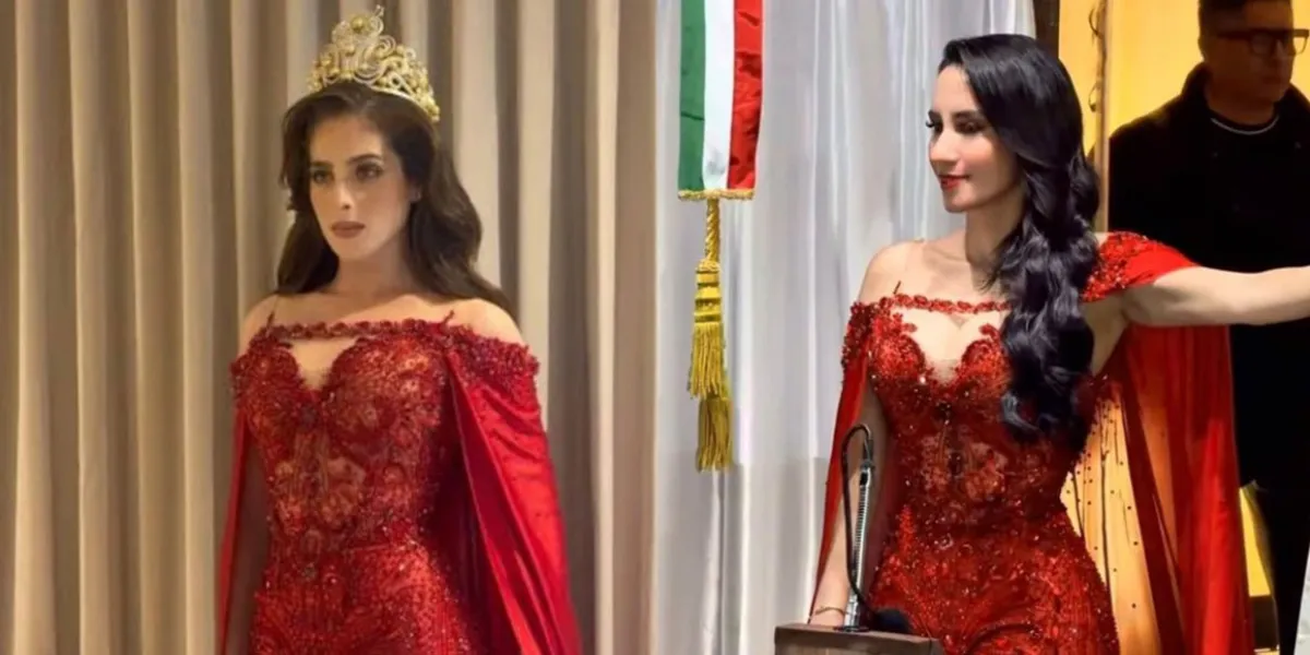 Alcaldesa de Valle de Bravo da el Grito con vestido de más de 100 mil pesos… pero dice que se lo prestaron