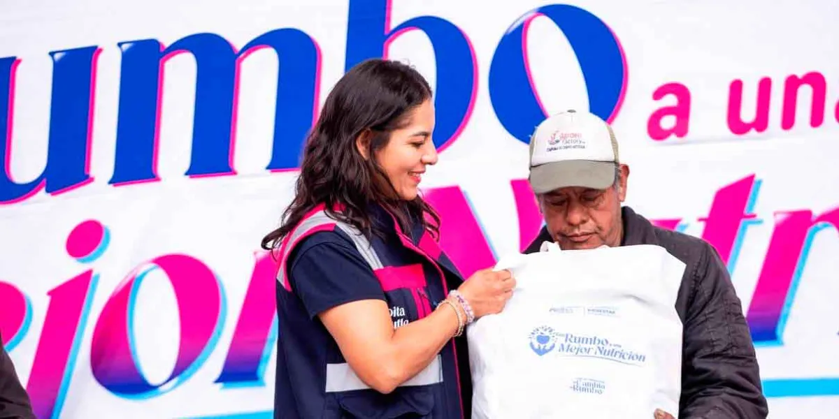 Acerca Lupita Cuautle apoyos alimentarios a más de 3 mil familias de San Andrés Cholula