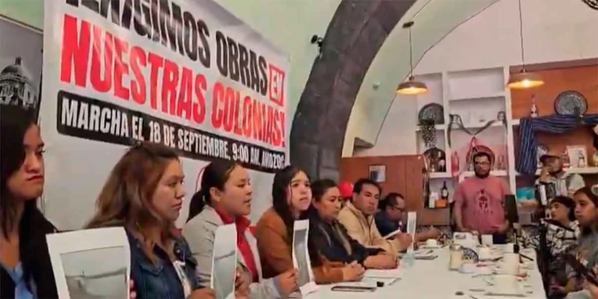 Más de 5 mil familias de Amozoc protestarán por falta de servicios públicos