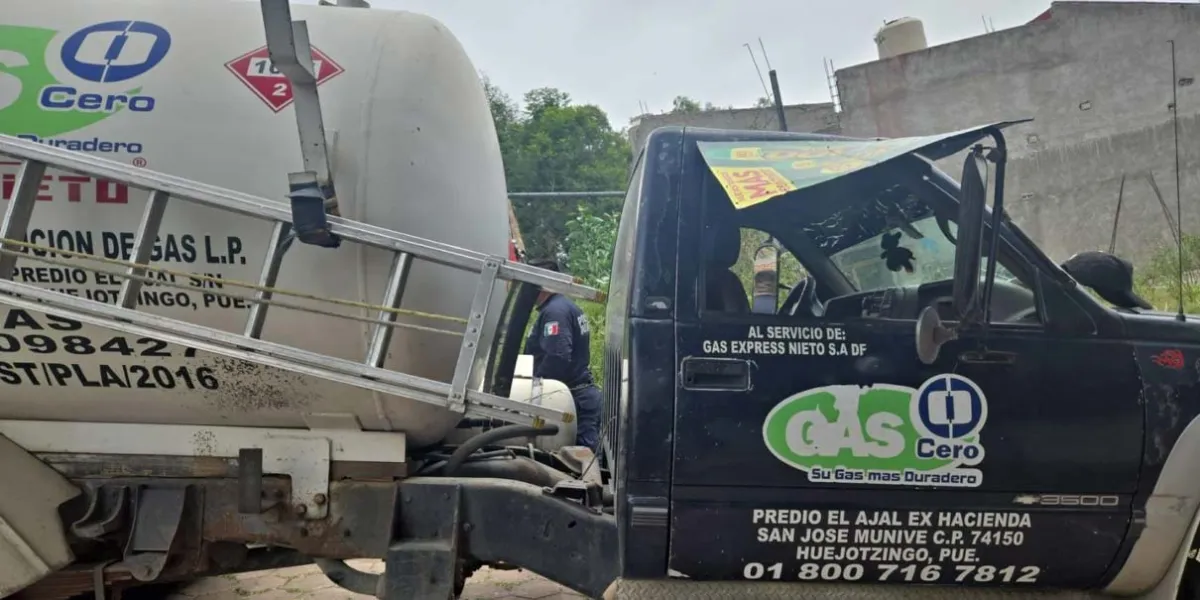 Aseguran pipa con mil 500 litros de gas LP y recuperan motos en Texmelucan