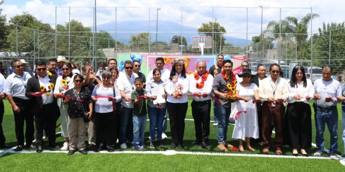 Atlixco invierte en infraestructura deportiva; Ariadna Ayala entrega Multideportivo