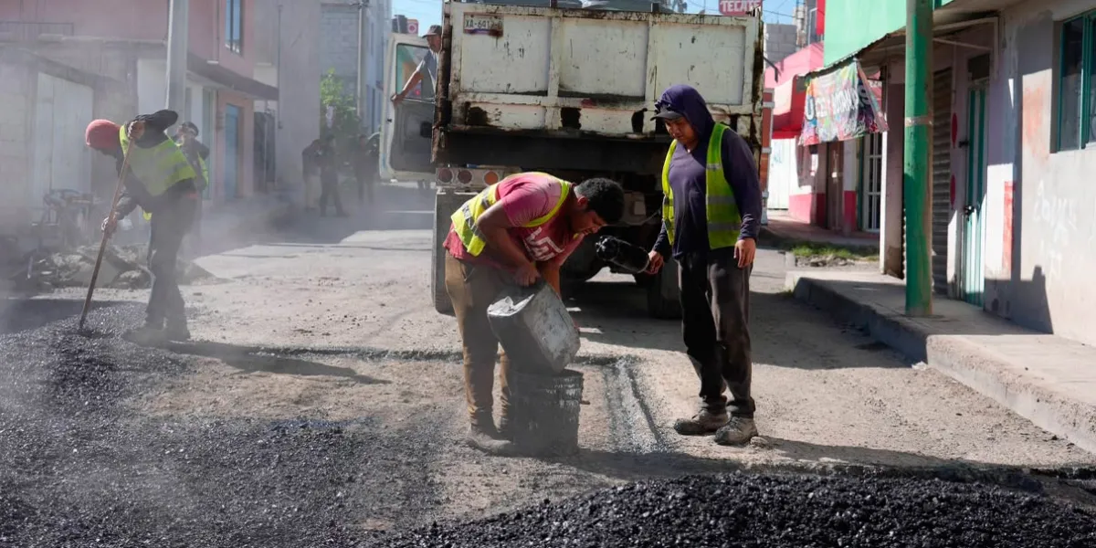 Avanza Pepe Chedraui con programa ‘Bacheando Puebla’ en Minerales de Guadalupe