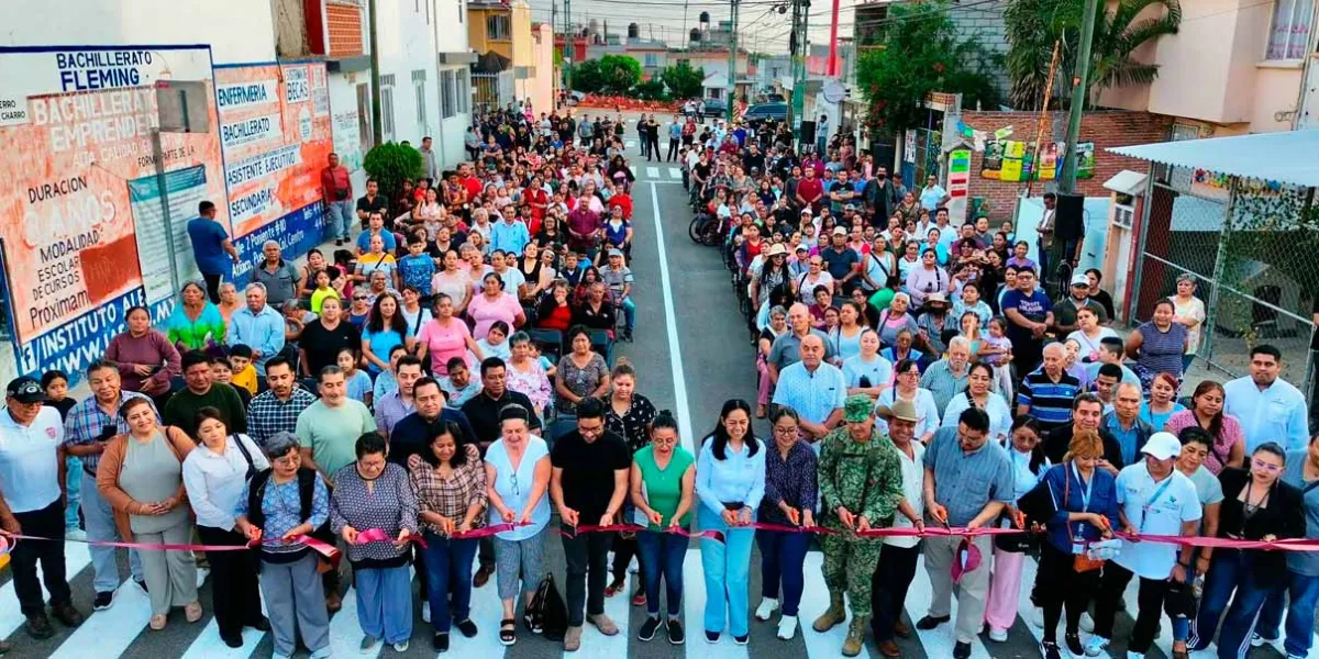 Obra histórica en Atlixco: Ariadna Ayala inaugura rehabilitación de importante vialidad
