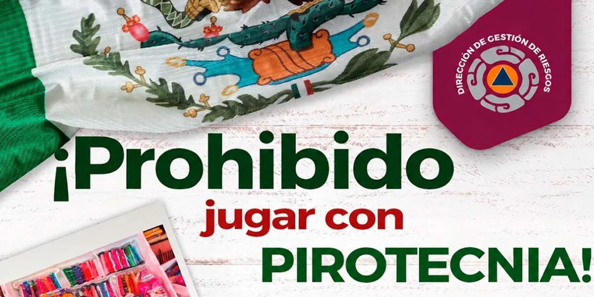 Gobierno de Pepe Chedraui refuerza medidas preventivas por Fiestas Patrias; exhorta a evitar el uso de pirotecnia