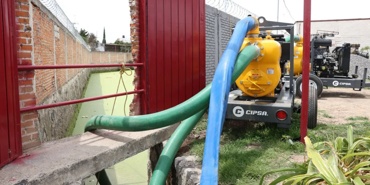Se mantiene el drenado de vasos reguladores en Cuautlancingo