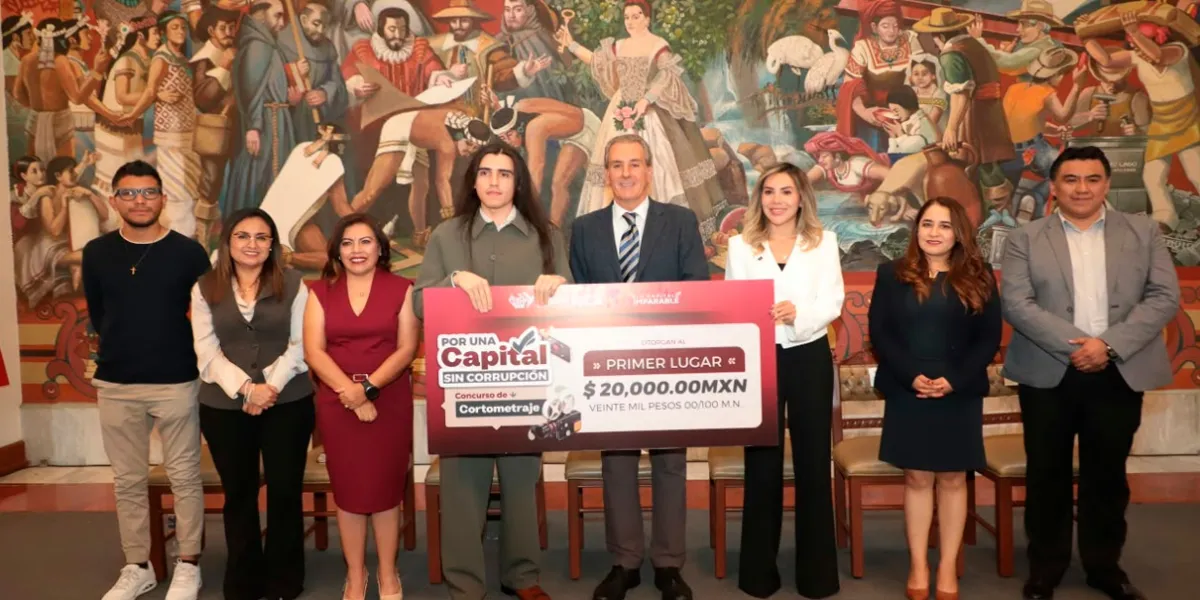 Encabeza Pepe Chedraui premiación del concurso de cortometraje “Por una Capital sin Corrupción”