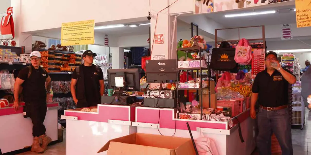 IMPI realiza operativo contra piratería en el Centro de Puebla