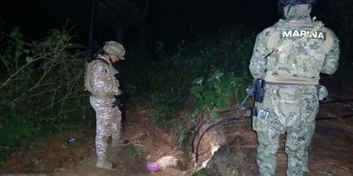 La Marina llegó tarde, pero detuvo doble ordeña a Pemex en Huauchinango