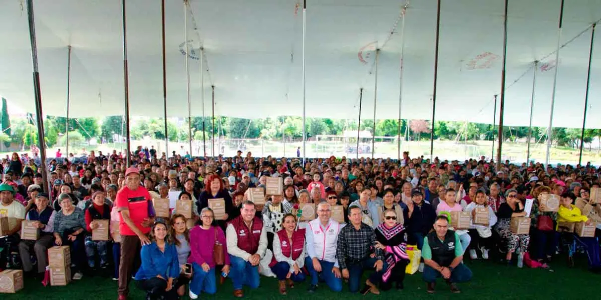 Lleva Gobierno de Pepe Chedraui programa “Alimentación Imparable” a San Felipe Hueyotlipan