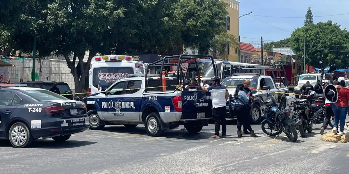 Se mató Policía de Barrio de Tehuacán al estrellarse con su moto