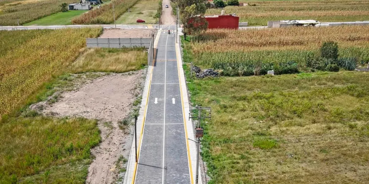 Omar Muñoz mejora movilidad con obra en Cuautlancingo