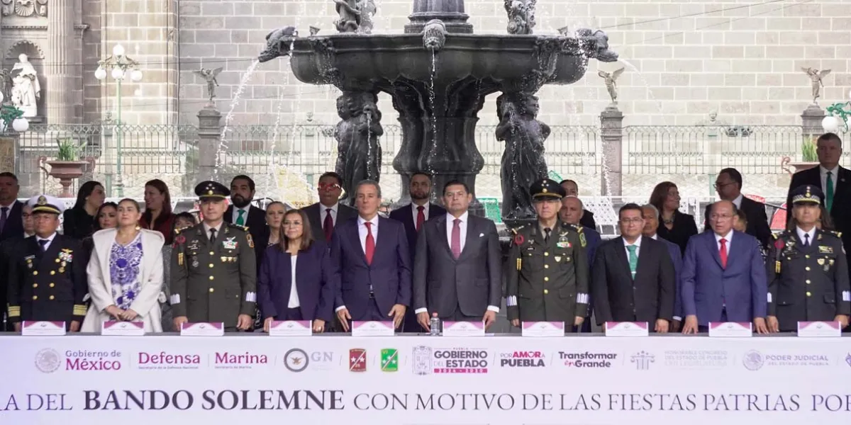 Puebla arranca festejos patrios rumbo al Grito de Independencia