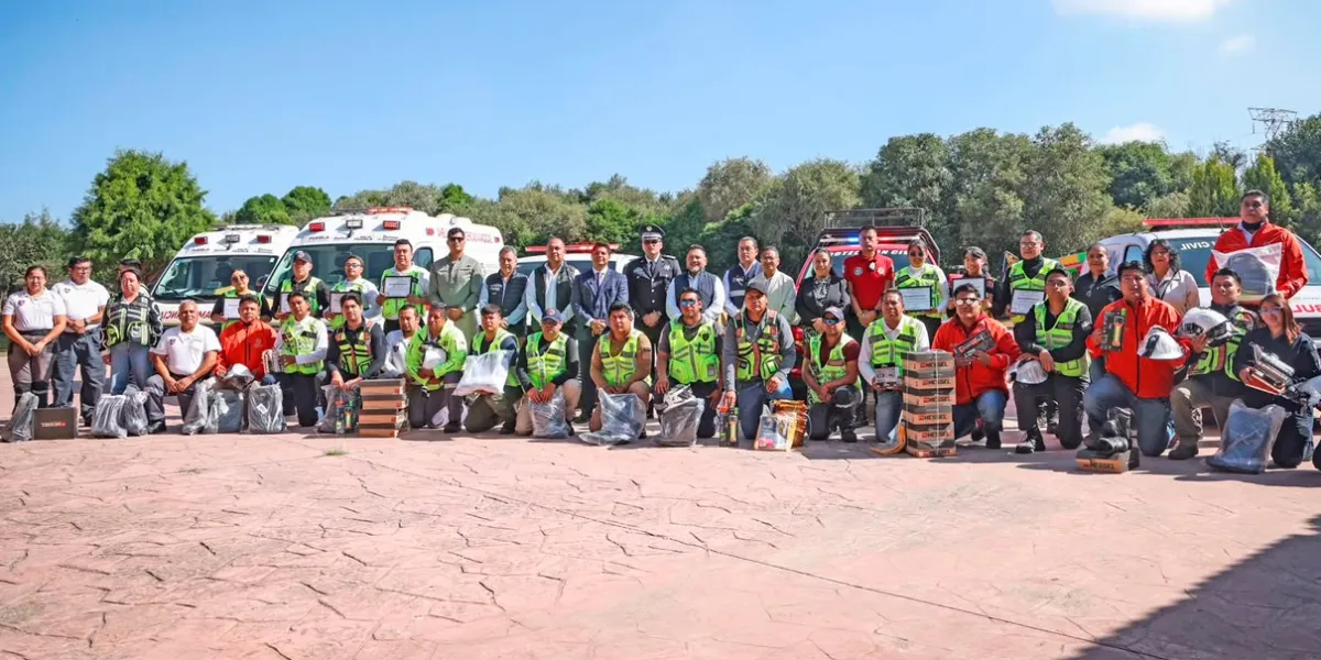 Reconoce Omar Muñoz labor de Protección Civil en Cuautlancingo