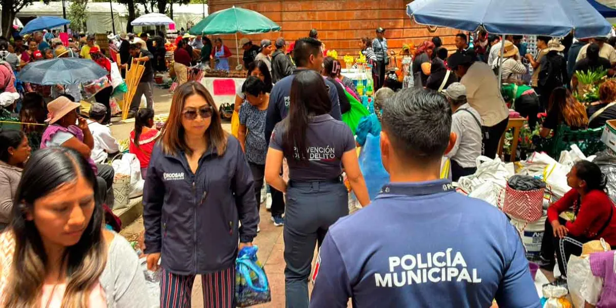 Reporta Tonantzin Fernández saldo blanco durante la 76ª Feria Milenaria de San Pedro Cholula