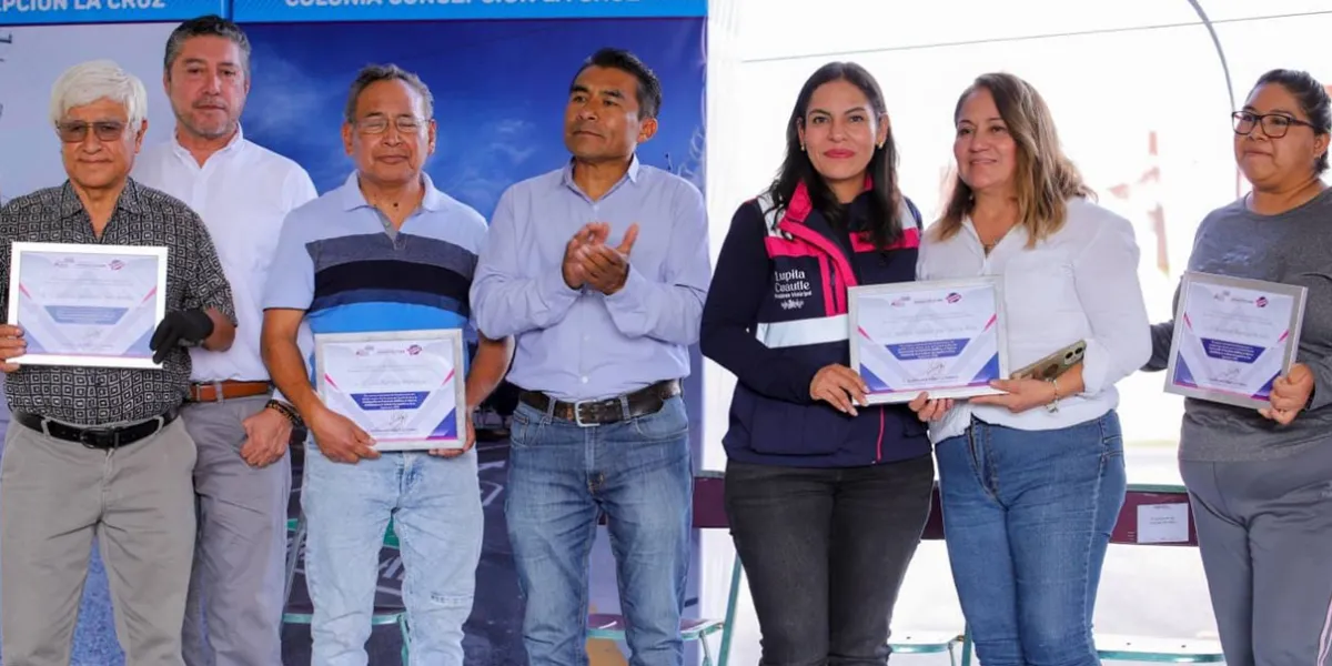 Inaugura Lupita Cuautle obra con punto de monitoreo inteligente en Concepción la Cruz