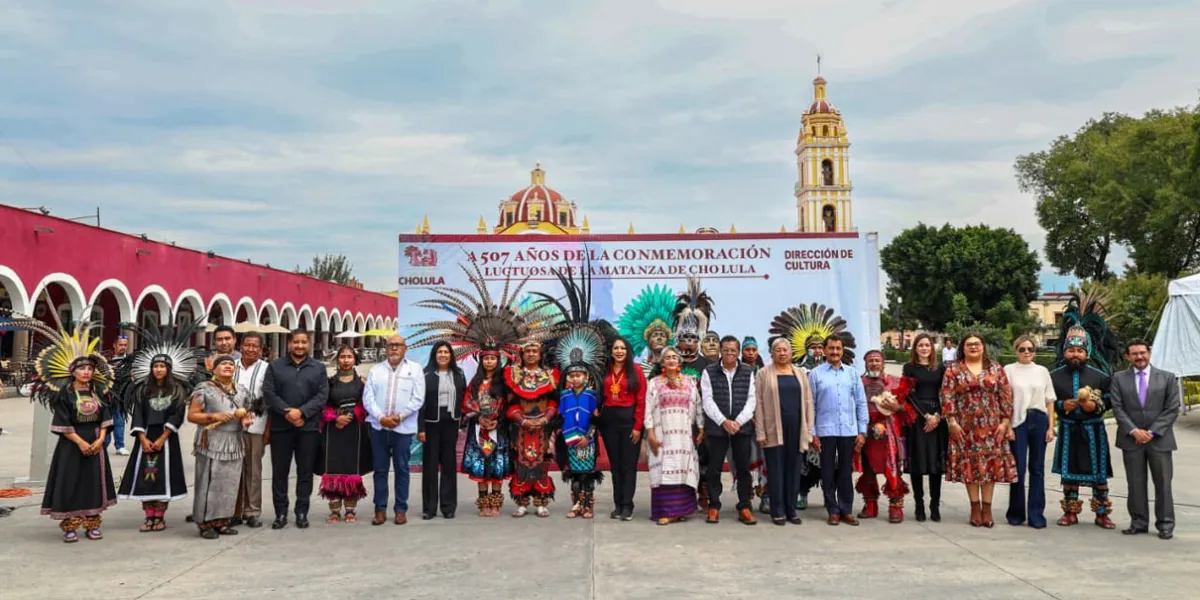 A 507 años de la masacre, Cholula reivindica sus raíces prehispánicas