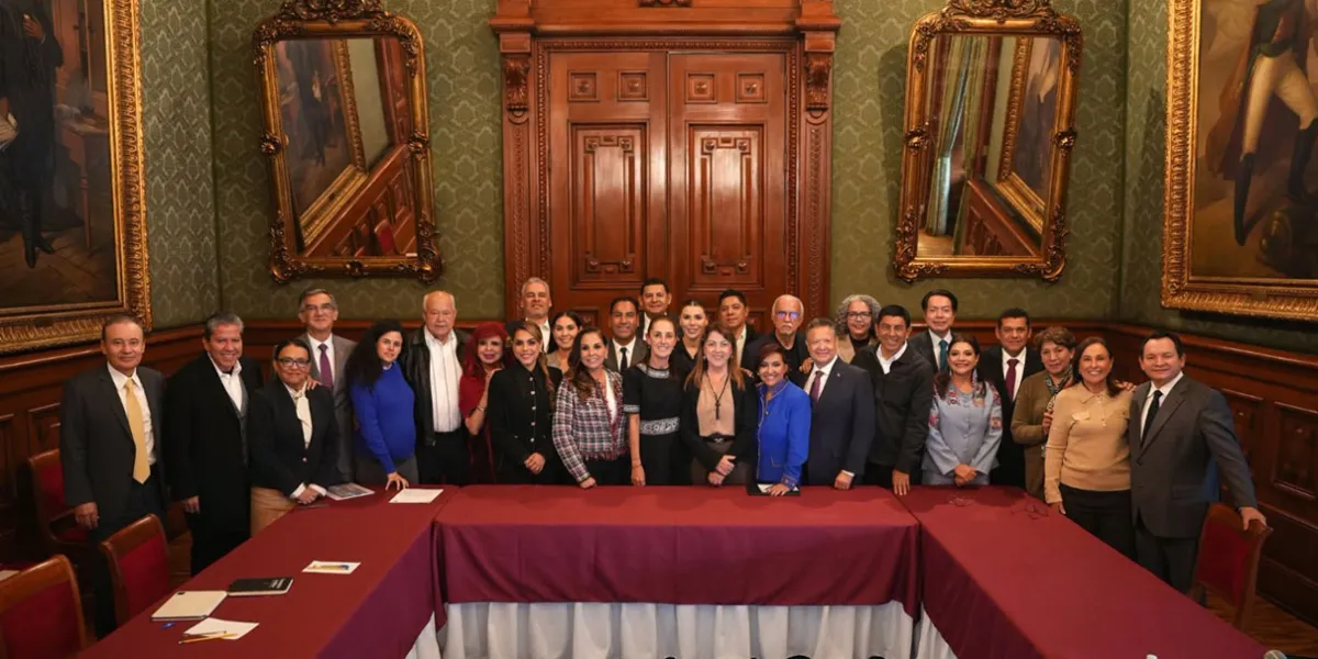Ante presidenta Sheinbaum, Alejandro Armenta refrendó compromiso de Puebla con bienestar de familias