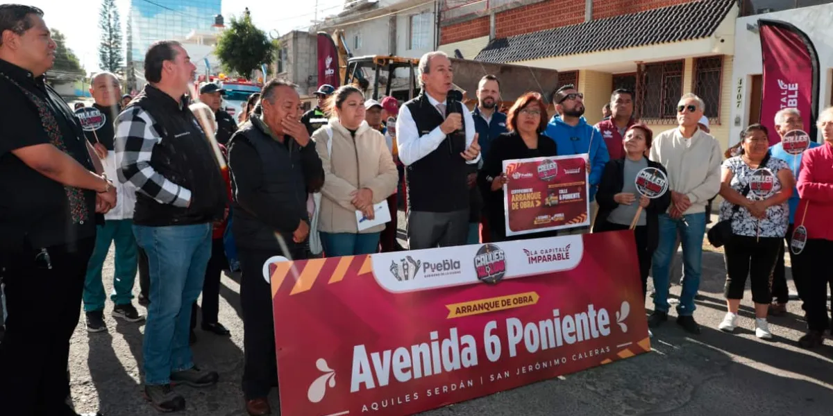 Arranca Pepe Chedraui trabajos de rehabilitación vial en San Jerónimo Caleras