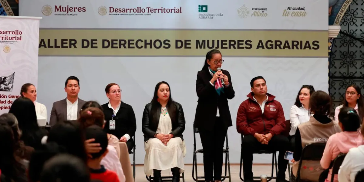 Atlixco alineado con la presidenta Claudia Sheinbaum al impulsar derechos de mujeres agrarias