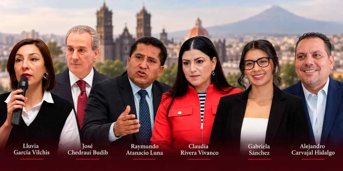 Seis van por Puebla; la encuesta de Morena decidirá