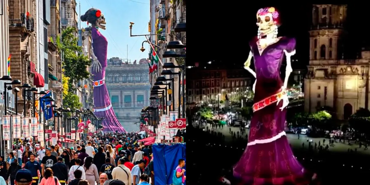 Catrina del Zócalo rompe Récord Guinness: mide más de 33 metros