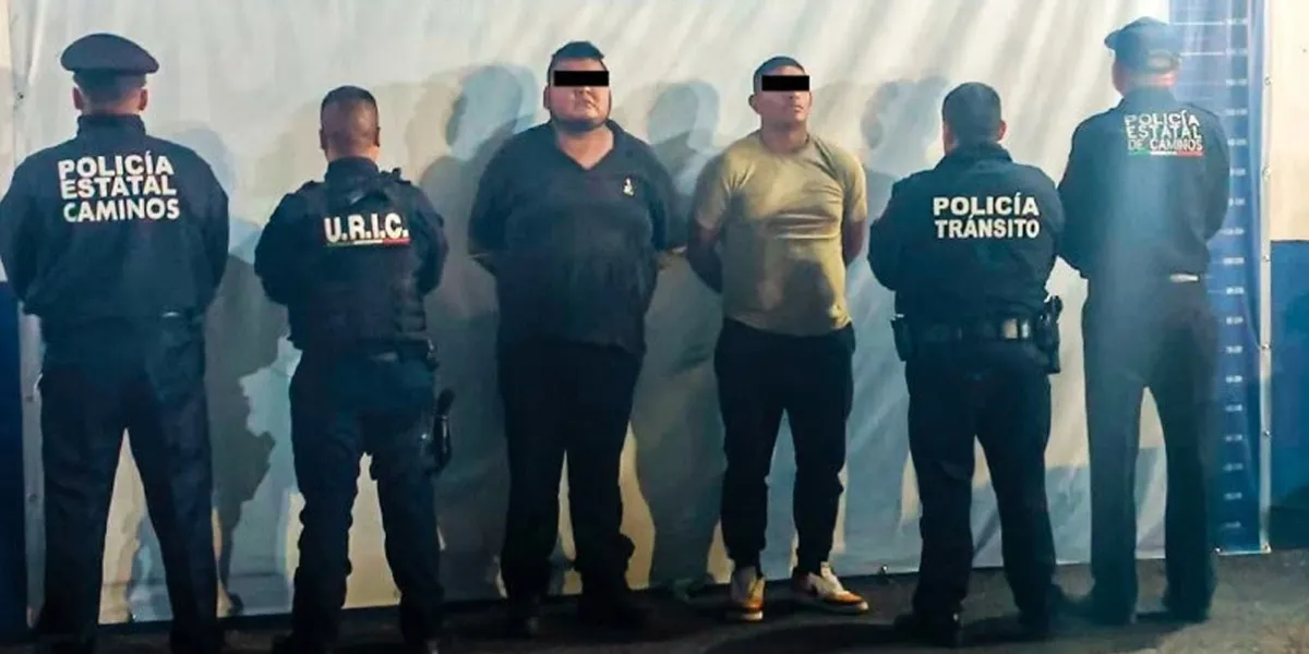 CRIMINALES asaltaron y robaron camión en la autopista México-Puebla, pero cayeron en Coronango