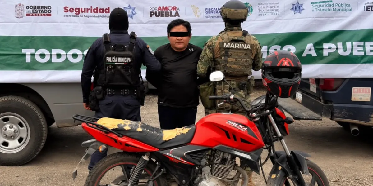 Cayó en Texmelucan integrante del grupo criminal "Los Cachorros", van tras su cómplices  