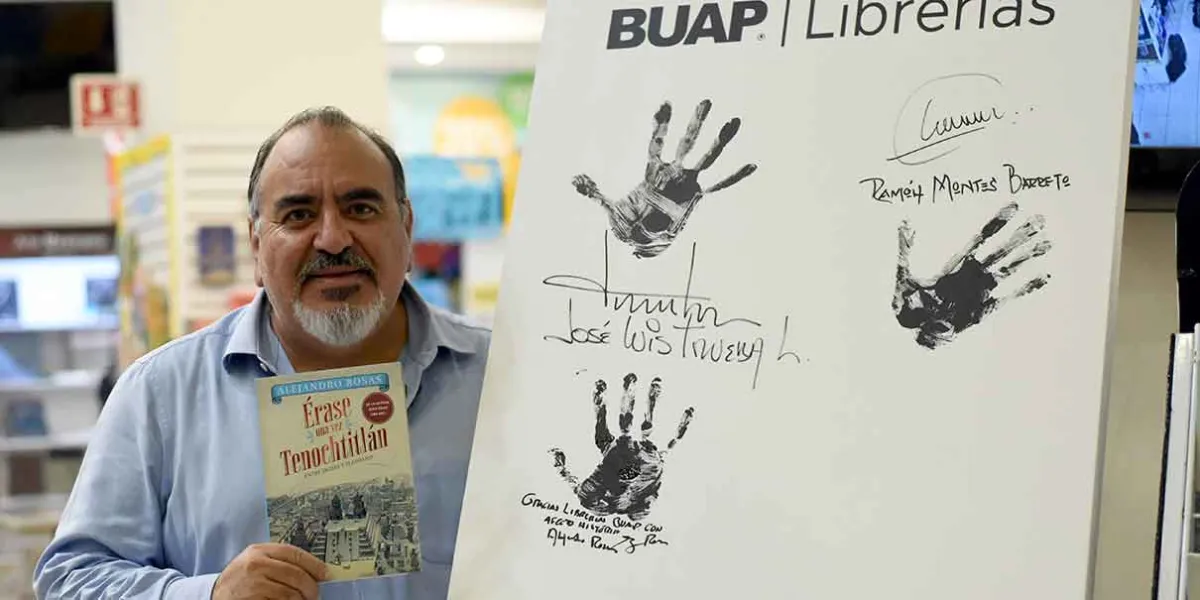 Alejandro Rosas presenta en la BUAP libro sobre la historia de Tenochtitlán