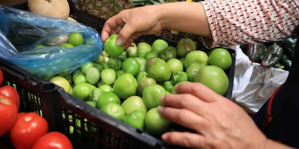 Tomate verde sube 22% y electricidad 18.5%; inflación en Puebla llega a 3.49%