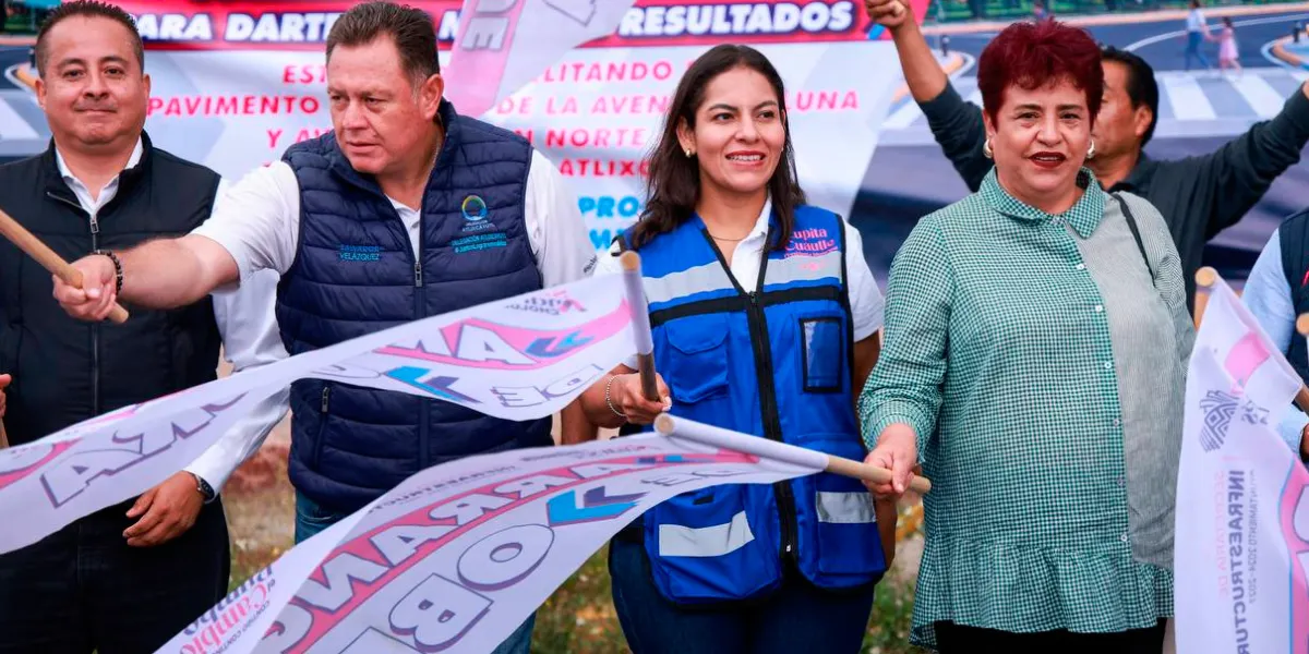 Inicia Lupita Cuautle rehabilitación de La Luna, una vialidad clave para la Delegación Atlixcáyotl